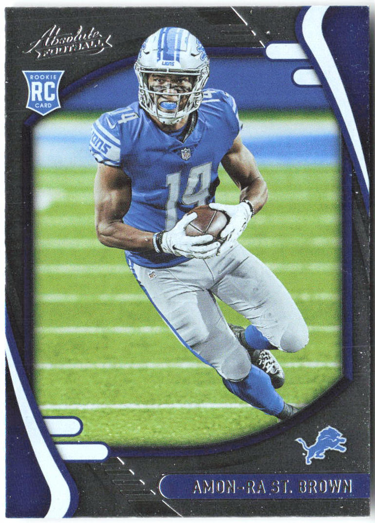 Amon-Ra St. Brown Panini Absolute - Retail 131 2021 Detroit Lions RC