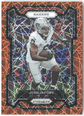 Josh Jacobs Panini Prizm - Lazer 178 2023 Las Vegas Raiders