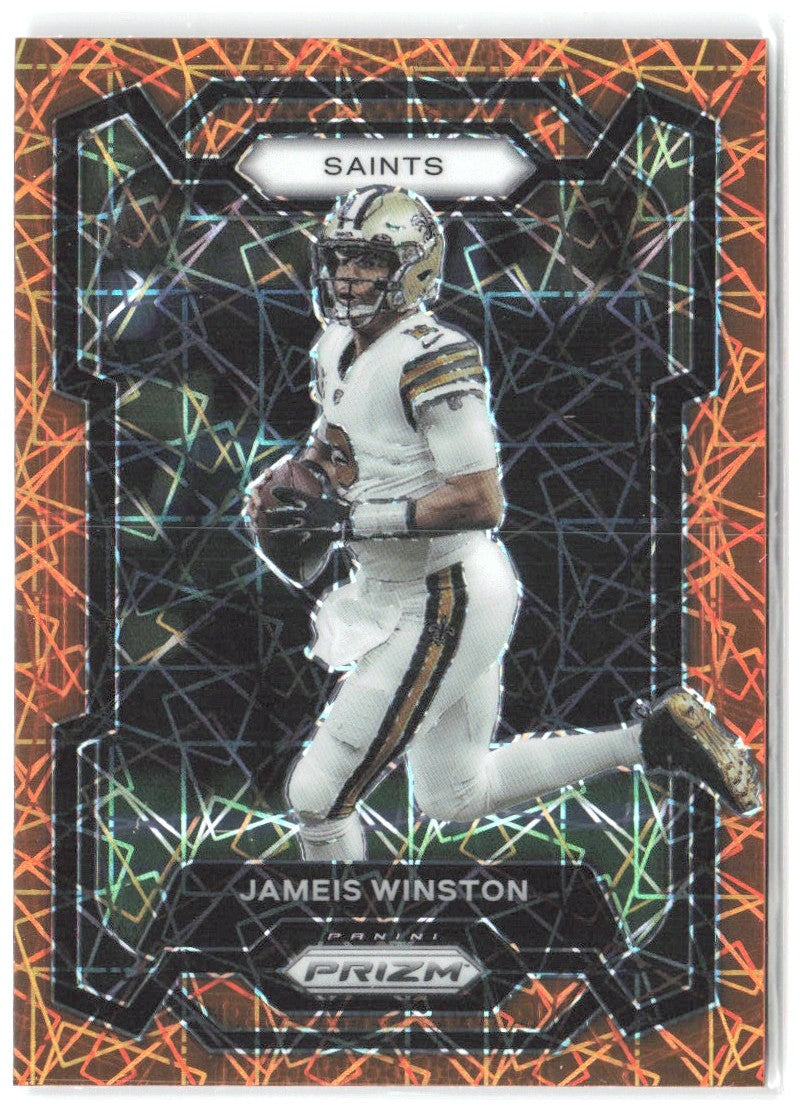 Jameis Winston Panini Prizm - Lazer 214 2023 New Orleans Saints