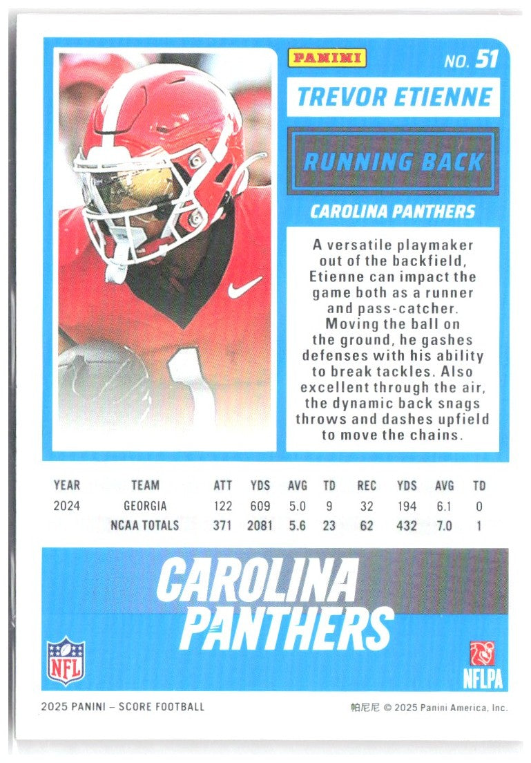 Trevor Etienne Score-A-Treat 51 2025 Carolina Panthers RC