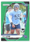 J.C. Latham Panini Prizm - Green 334 2024 Tennessee Titans