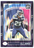 D.J. James Donruss Optic - Purple Shock 222 2024 Seattle Seahawks