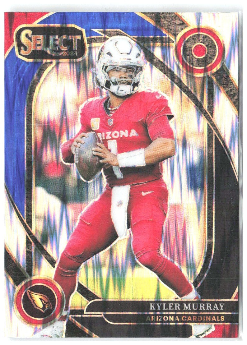 Kyler Murray Panini Select - Red & Blue Prizm Shock 278 2024 Arizona Cardinals