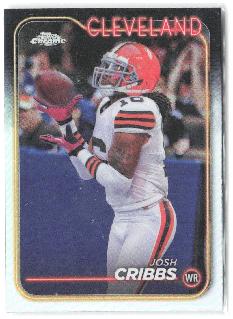 Josh Cribbs Topps Chrome - Refractor 33 2024 Cleveland Browns