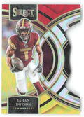 Jahan Dotson Panini Select - Red and Yellow Prizms Die Cuts 162 2023 Washington