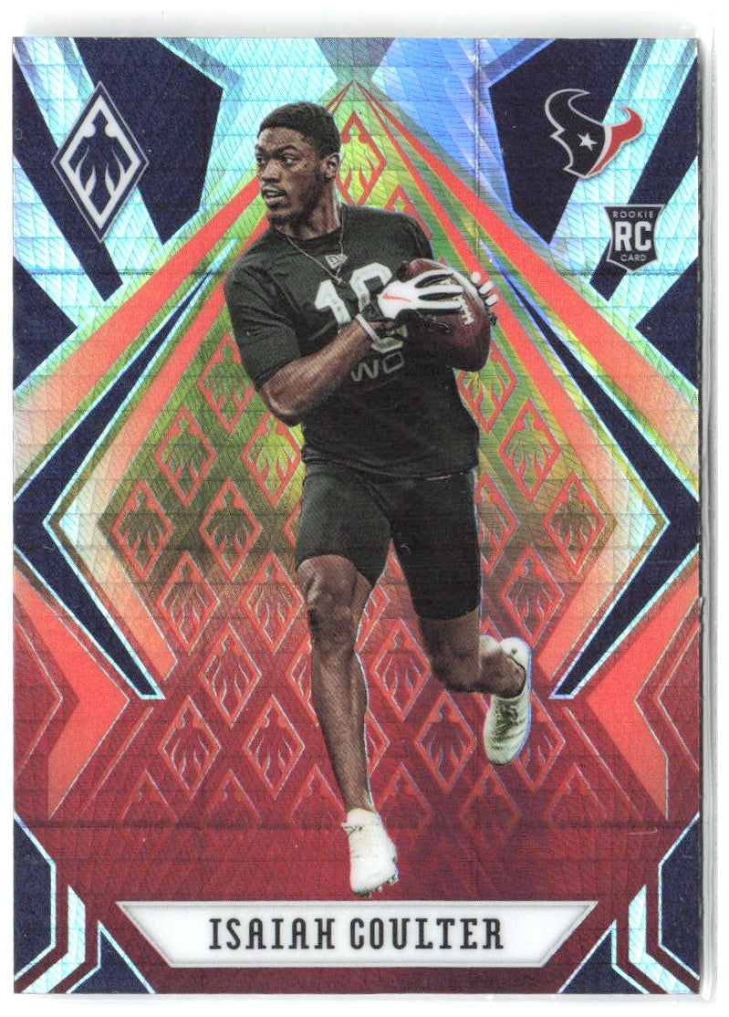 Isaiah Coulter Panini Phoenix - Fire Burst 177 2020 Houston Texans
