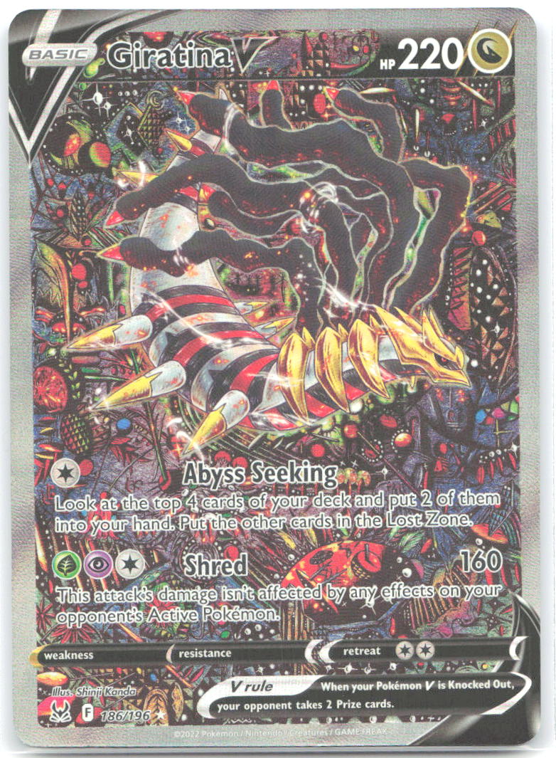 Giratina V Alternate Full Art Ultra Rare SWSH11 Lost Origin 186/196 Shinji Kanda