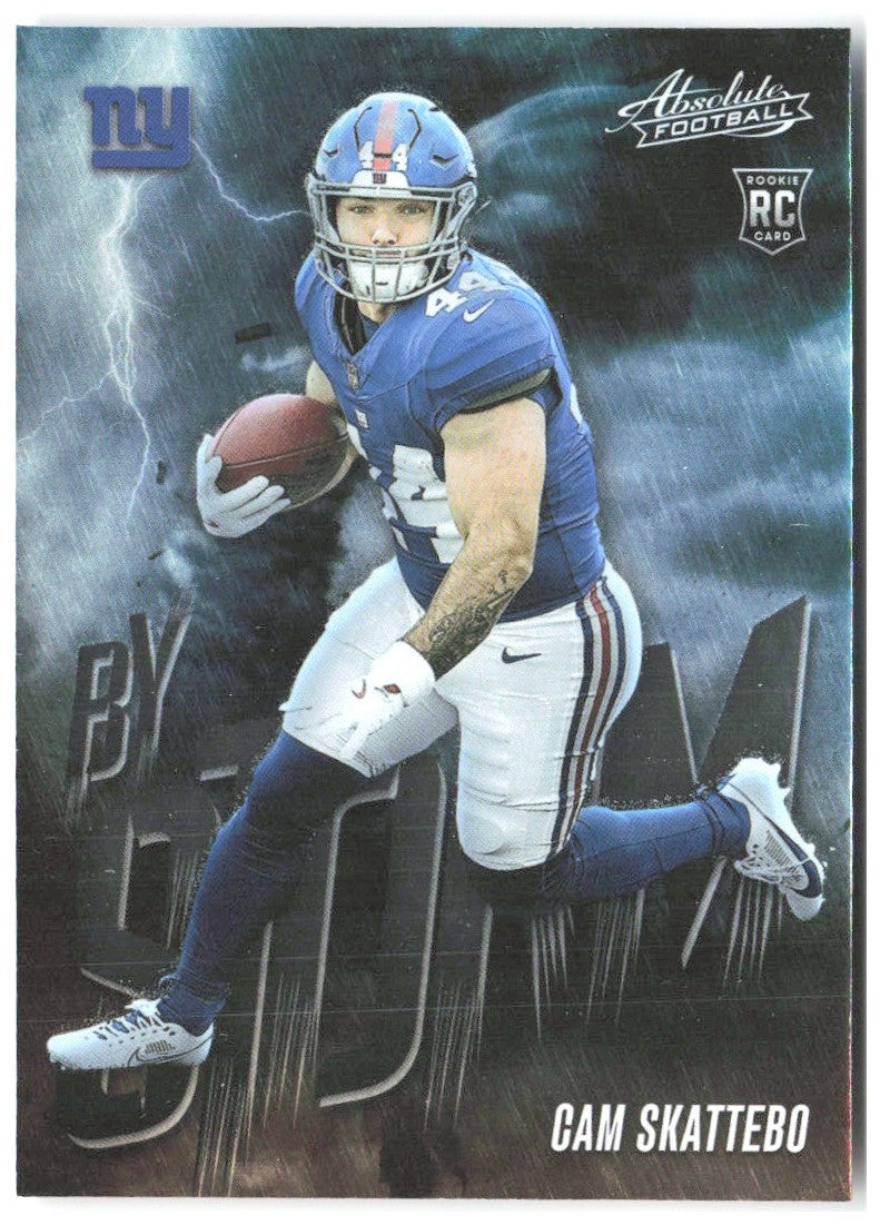 Cam Skattebo Panini Absolute - By Storm 2 2025 New York Giants