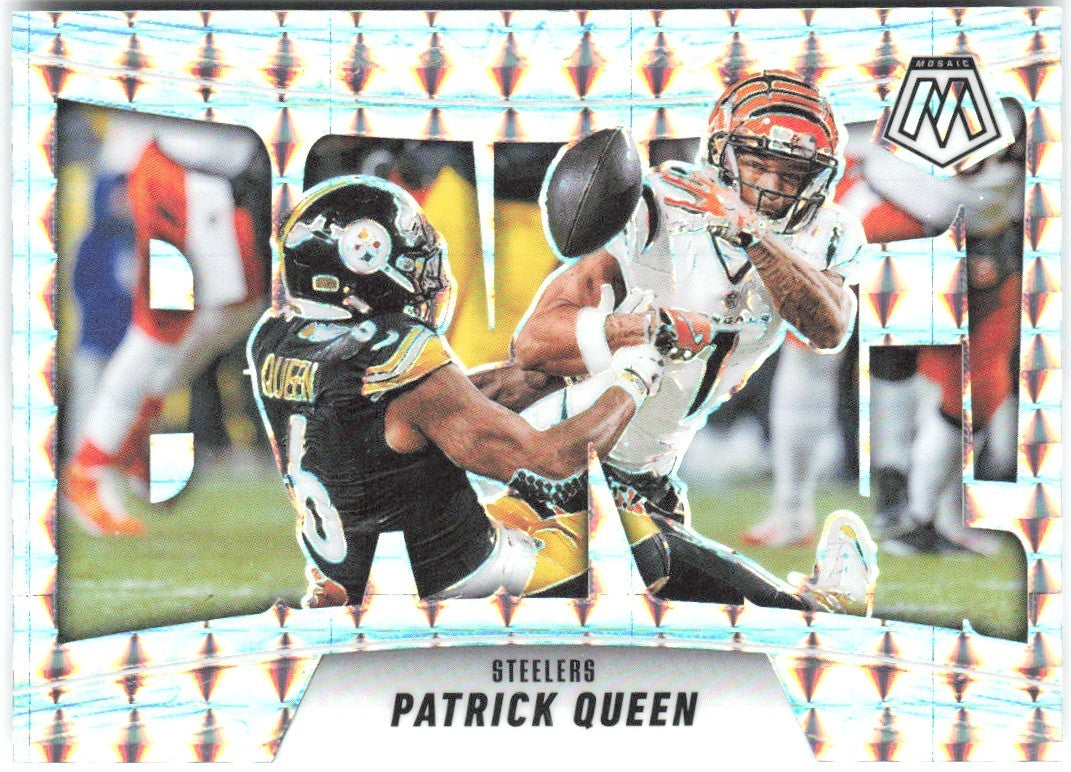 Patrick Queen Panini Mosaic - Bang! Mosaic 12 2025 Pittsburgh Steelers