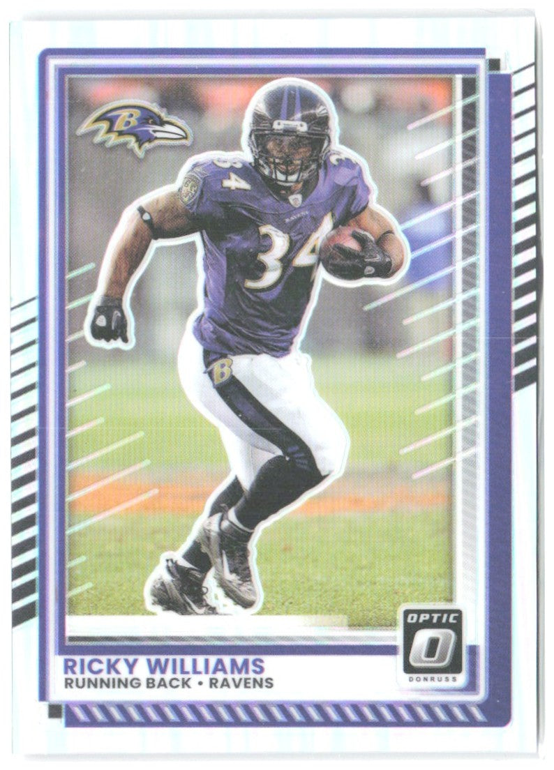 Ricky Williams Donruss Optic - Holo 126 2025 Baltimore Ravens