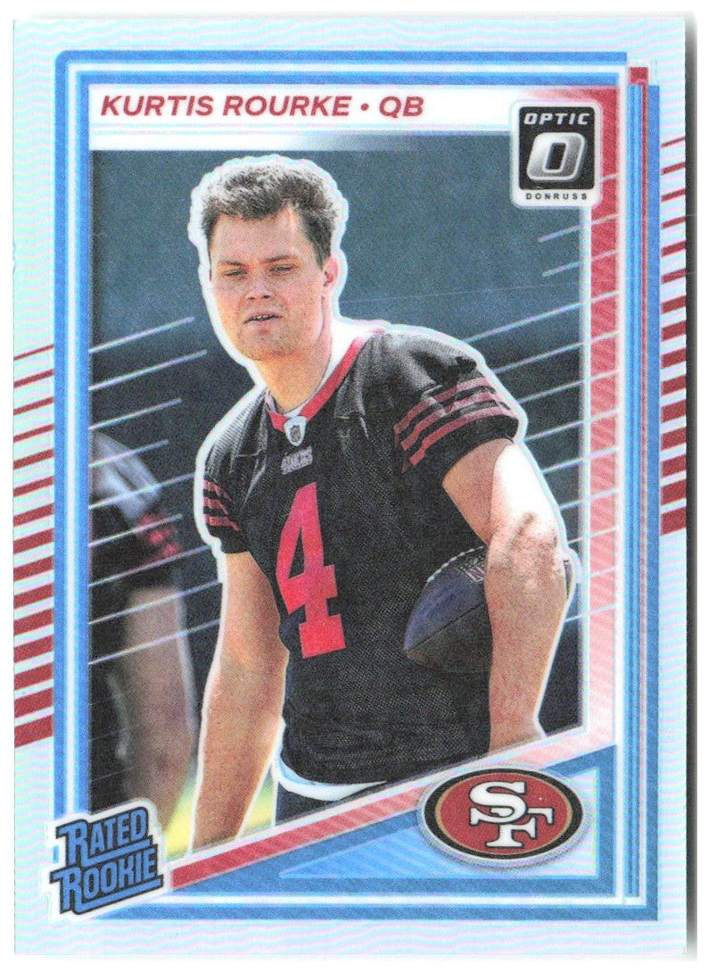 Kurtis Rourke Donruss Optic - Holo 243 2025 San Francisco 49ers