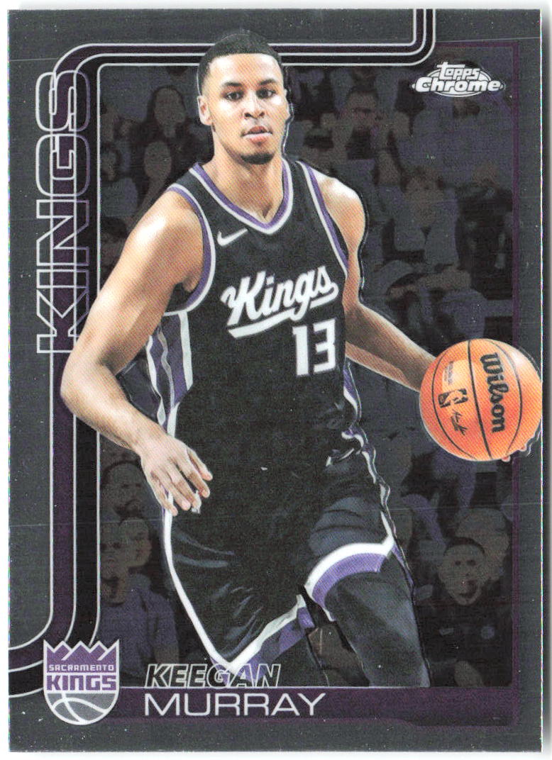 Keegan Murray Topps Chrome 227 2025-26 Sacramento Kings