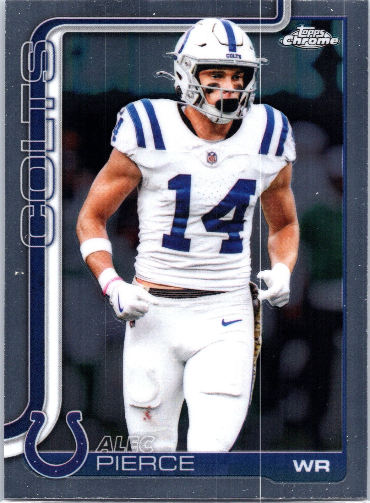 Alec Pierce Topps Chrome 125 2025 Indianapolis Colts