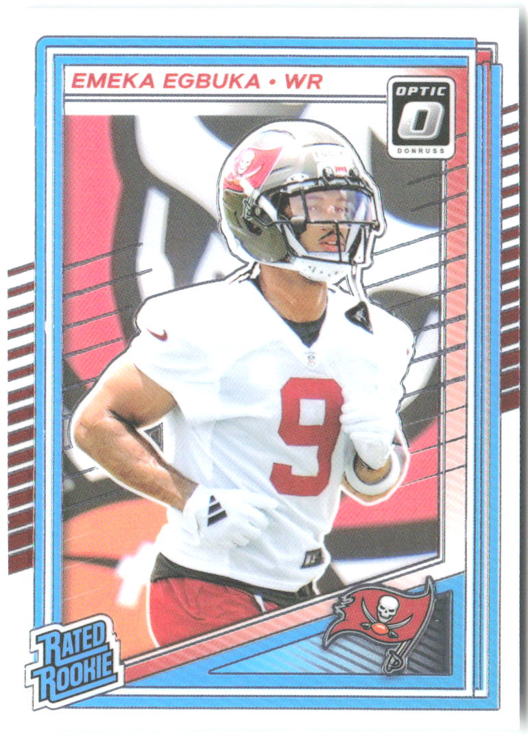 Emeka Egbuka Donruss Optic 265 2025 Tampa Bay Buccaneers RC