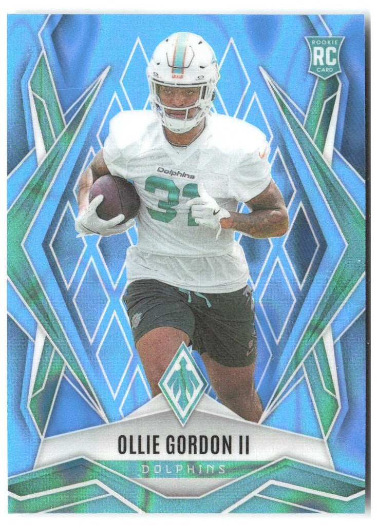 Ollie Gordon II Phoenix - Light Blue Lava Prizm 198 2025 Miami Dolphins /325