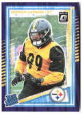 Derrick Harmon Donruss Optic - Purple Shock 257 2025 Pittsburgh Steelers