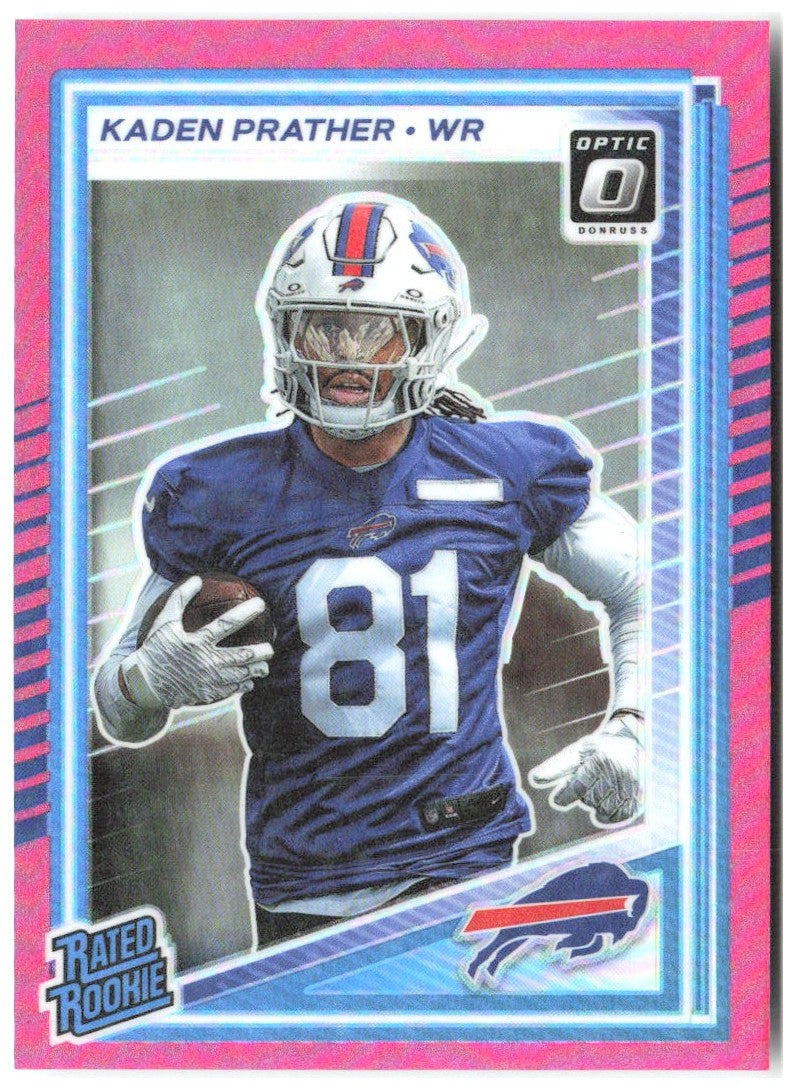 Kaden Prather Donruss Optic - Pink 291 2025 Buffalo Bills