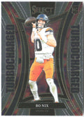 Bo Nix Panini Select - Turbocharged 16 2024 Denver Broncos