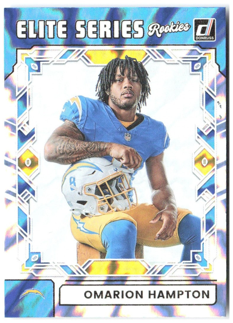 Omarion Hampton Donruss - Elite Series Rookies ESR-OHN 2025 Los Angeles Chargers