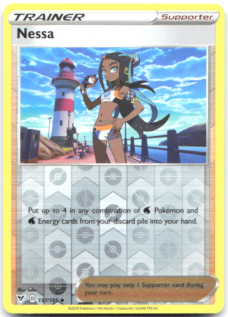 Nessa Reverse Holo Uncommon SWSH04 Vivid Voltage 157/185 NM take