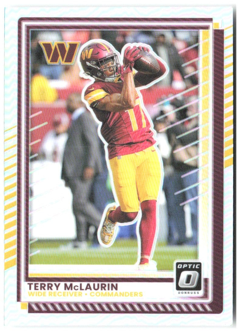Terry McLaurin Donruss Optic - Holo 107 2025 Washington Commanders