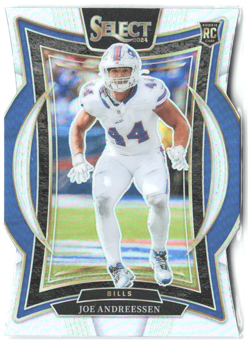 Joe Andreessen Panini Select - Silver Prizm Die Cut 20 2024 Buffalo Bills