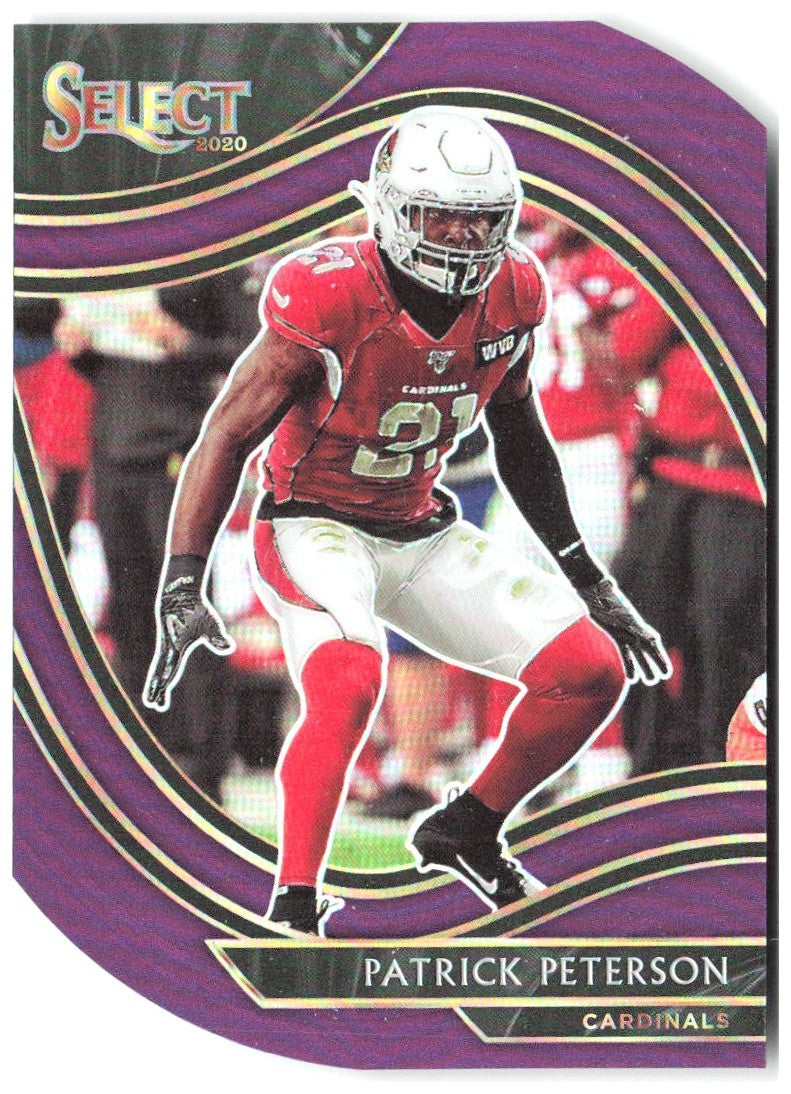 Patrick Peterson Panini Select - Purple Prizm Die Cut 343 2020 Arizona Cardinals