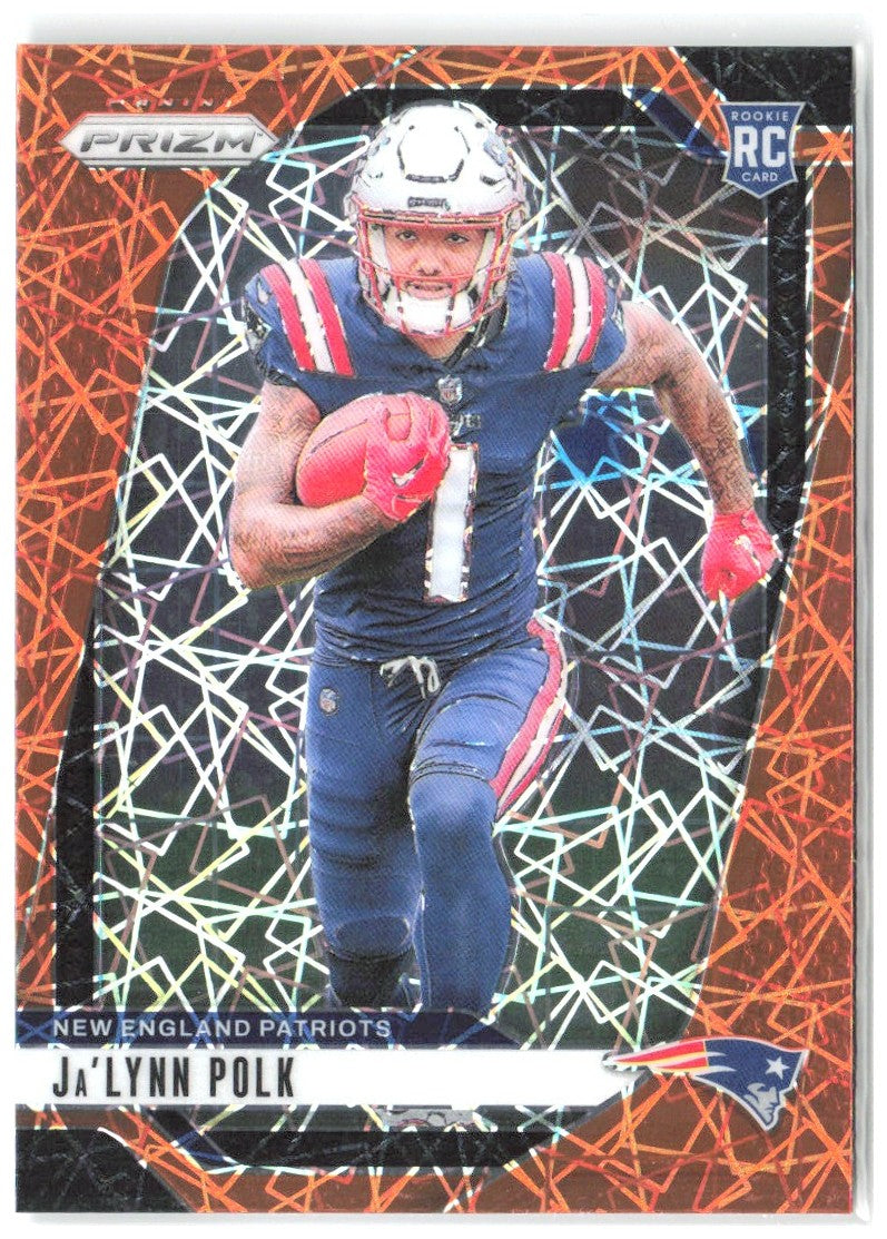 Ja'Lynn Polk Panini Prizm - Lazer 339 2024 New England Patriots