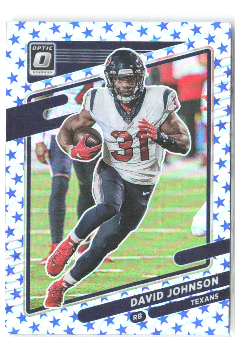 David Johnson Donruss Optic - Stars 104 2021 Houston Texans