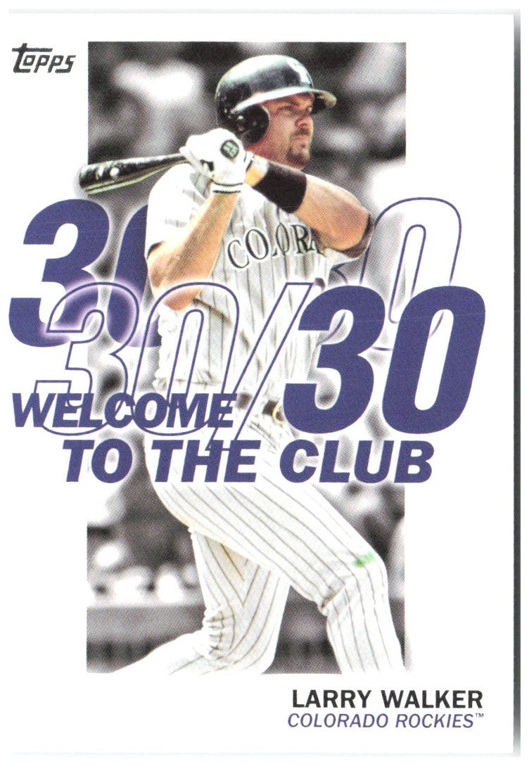 Larry Walker Topps - Welcome to the Club WC-13 2023 Colorado Rockies