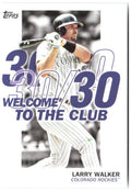 Larry Walker Topps - Welcome to the Club WC-13 2023 Colorado Rockies