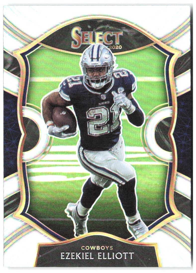 Ezekiel Elliott Panini Select - Silver Prizm 10 2020 Dallas Cowboys