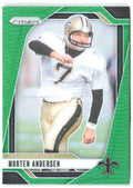 Morten Andersen Panini Prizm - Green 211 2024 New Orleans Saints