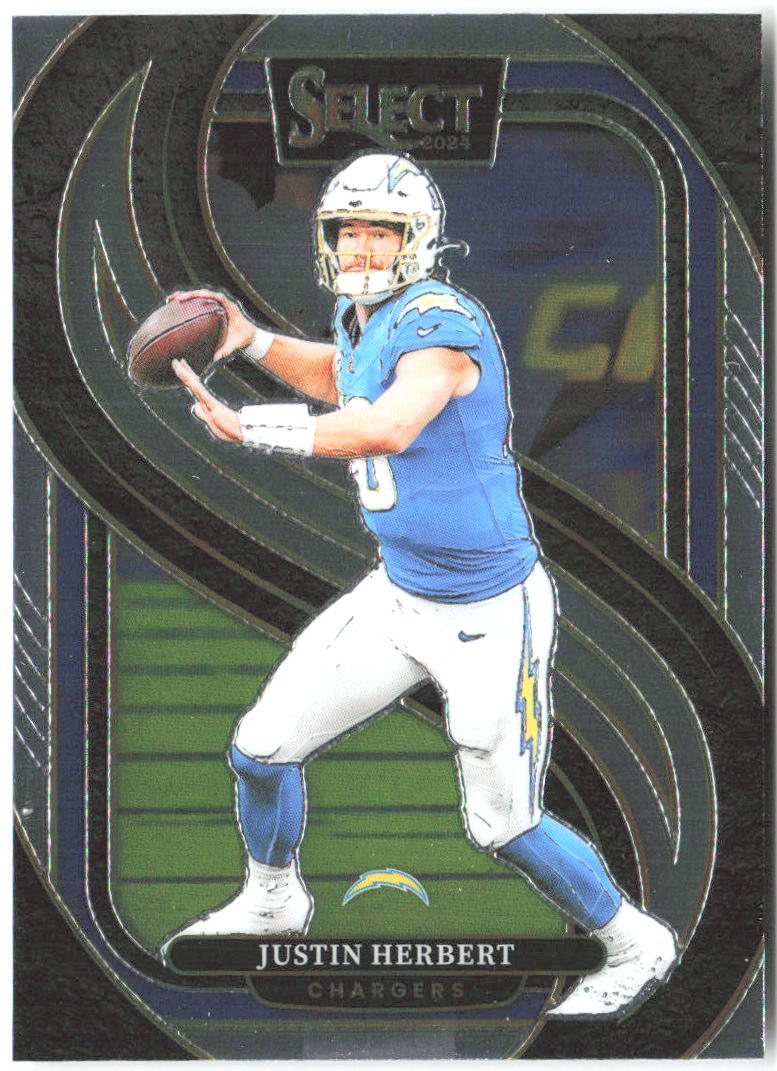 Justin Herbert Panini Select 131 2024 Los Angeles Chargers