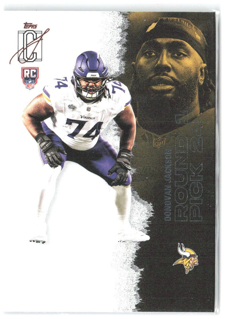Donovan Jackson Topps Signature Class 241 2025 Minnesota Vikings RC
