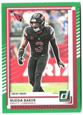 Budda Baker Donruss - Press Proofs Green 23 2025 Arizona Cardinals
