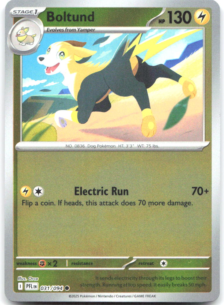 Boltund Reverse Holo Uncommon SV05 Temporal Forces 059/162 NM Oswaldo KATO