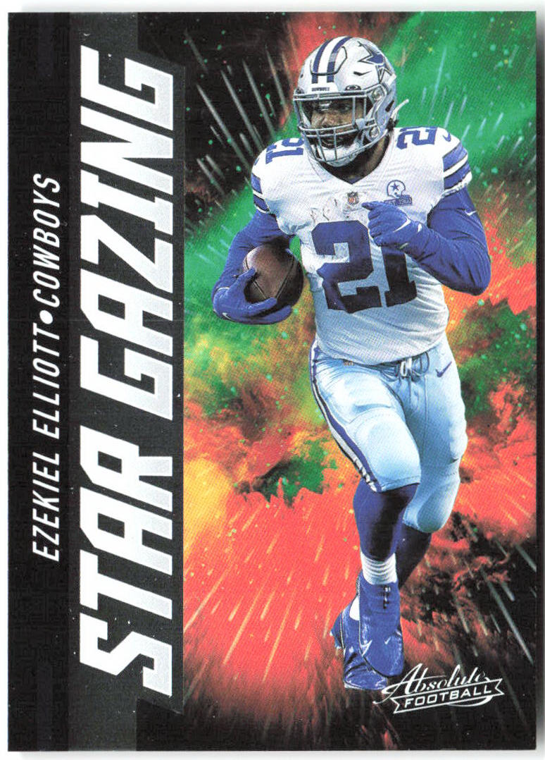 Ezekiel Elliott Panini Absolute - Star Gazing SG8 2021 Dallas Cowboys