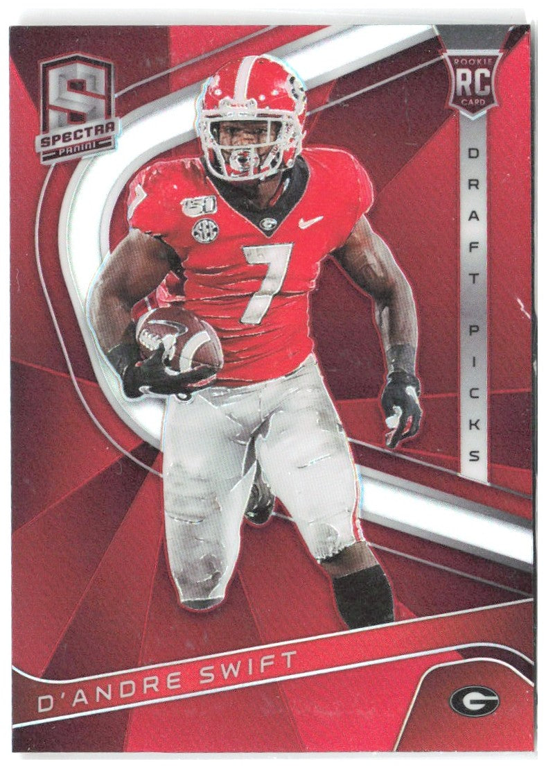 D'Andre Swift Chronicles Draft Picks - Spectra Draft Picks Red 6 2020 Georgia