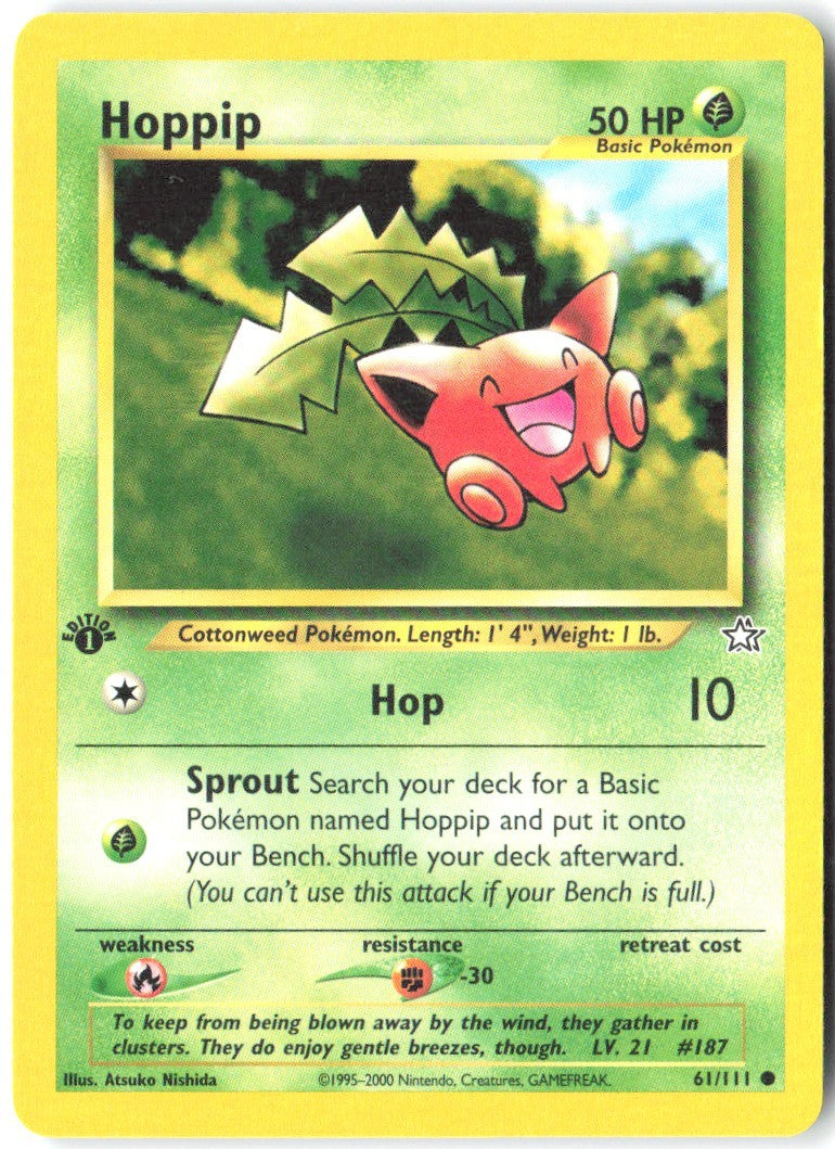 Hoppip 1st Edition Common Neo Genesis 061/111 NM Atsuko Nishida