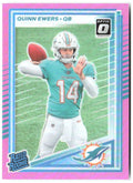 Quinn Ewers Donruss - Optic Rated Rookies Preview Pink 342 2025 Miami Dolphins