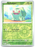 Bulbasaur Reverse Holo Common SV Scarlet & Violet 151 001/165 NM Yuu Nishida