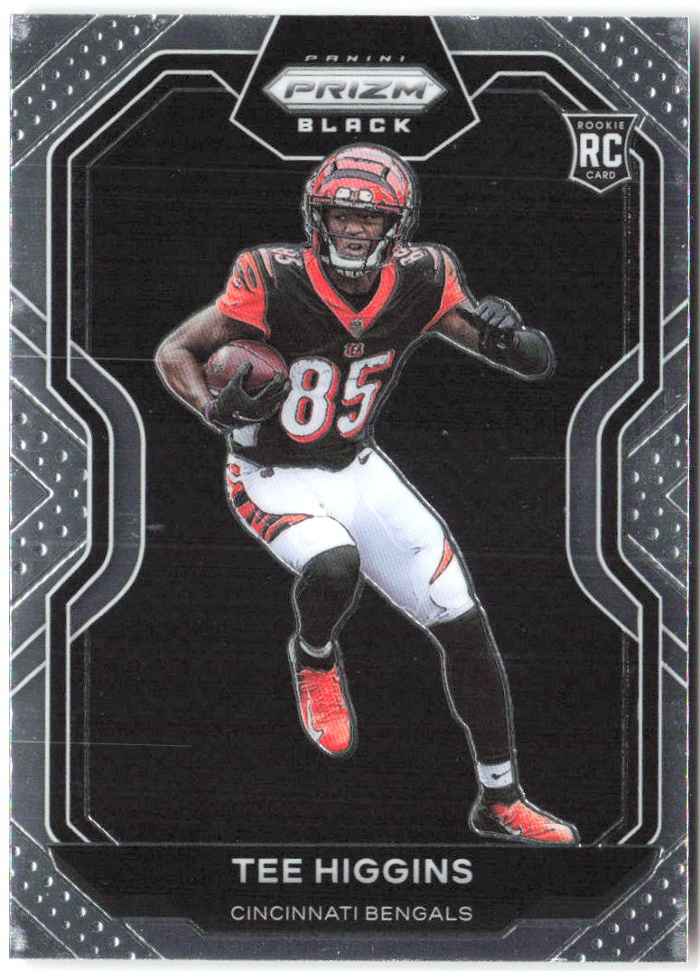 Tee Higgins Panini Chronicles - Prizm Black PB-10 2020 Cincinnati Bengals