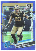Bryan Bresee Donruss Optic - Blue Hyper 276 2023 New Orleans Saints