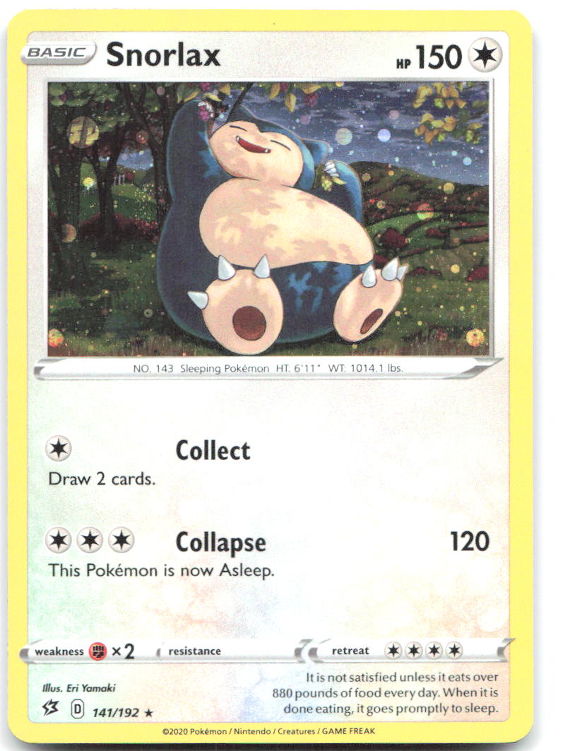 Snorlax Cosmos Holo Holo Promo Miscellaneous Cards  141/192 NM Eri Yamaki