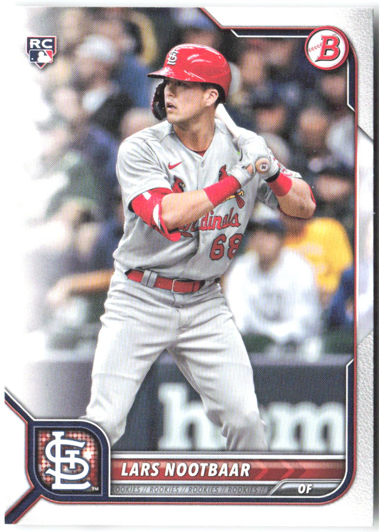 Lars Nootbaar Bowman 64 2022 St. Louis Cardinals RC