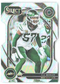 C.J. Mosley Panini Select - Silver Prizm Die Cut 214 2024 New York Jets