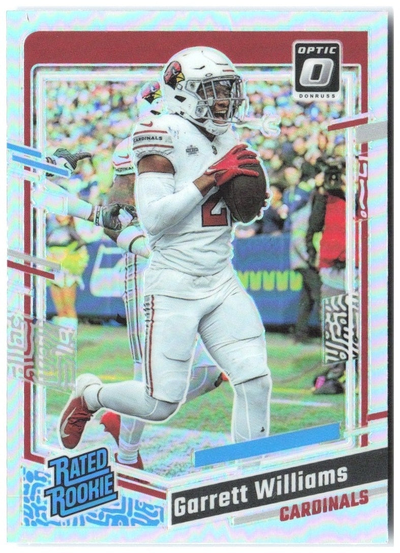 Garrett Williams Donruss Optic - Holo 203 2023 Arizona Cardinals