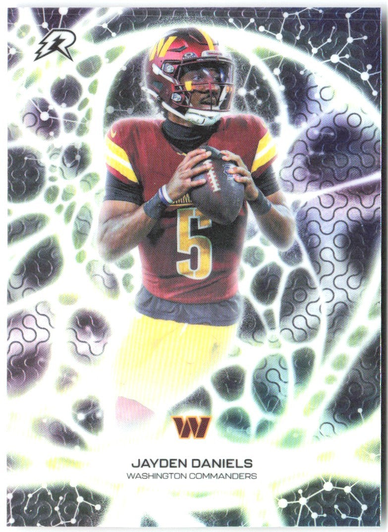 Jayden Daniels Topps Resurgence - Protonyx Refractor PT-15 2025 Commanders