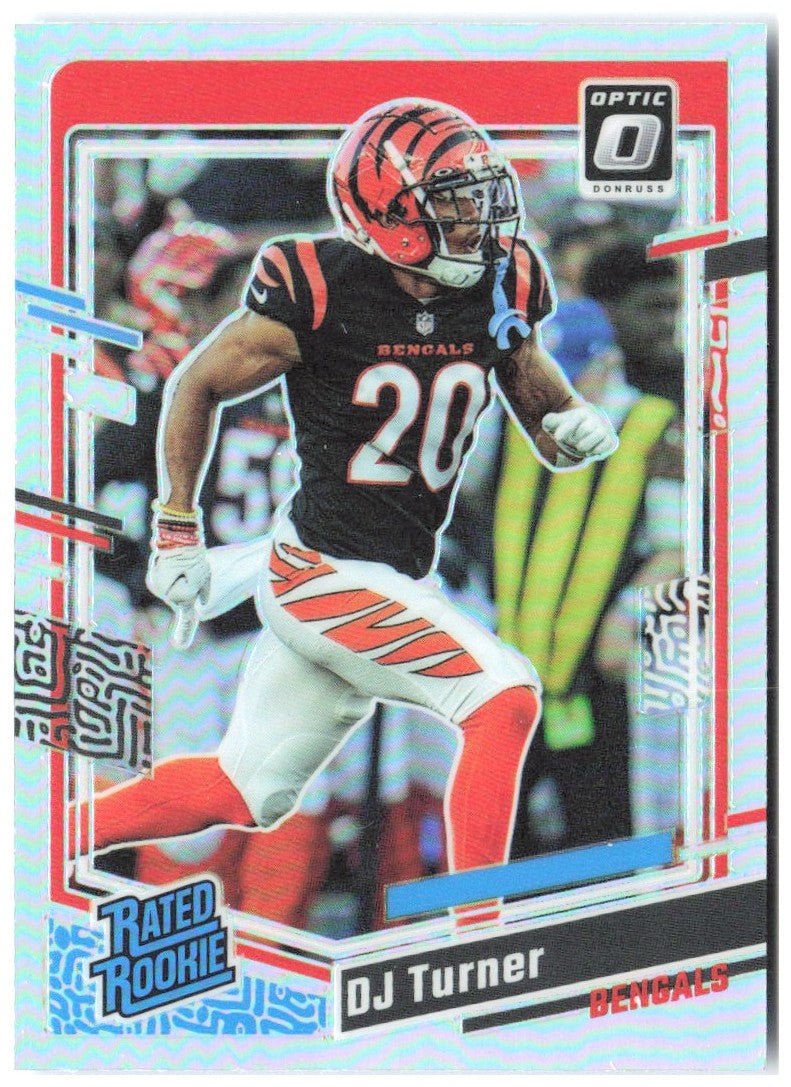 DJ Turner Donruss Optic - Holo 220 2023 Cincinnati Bengals